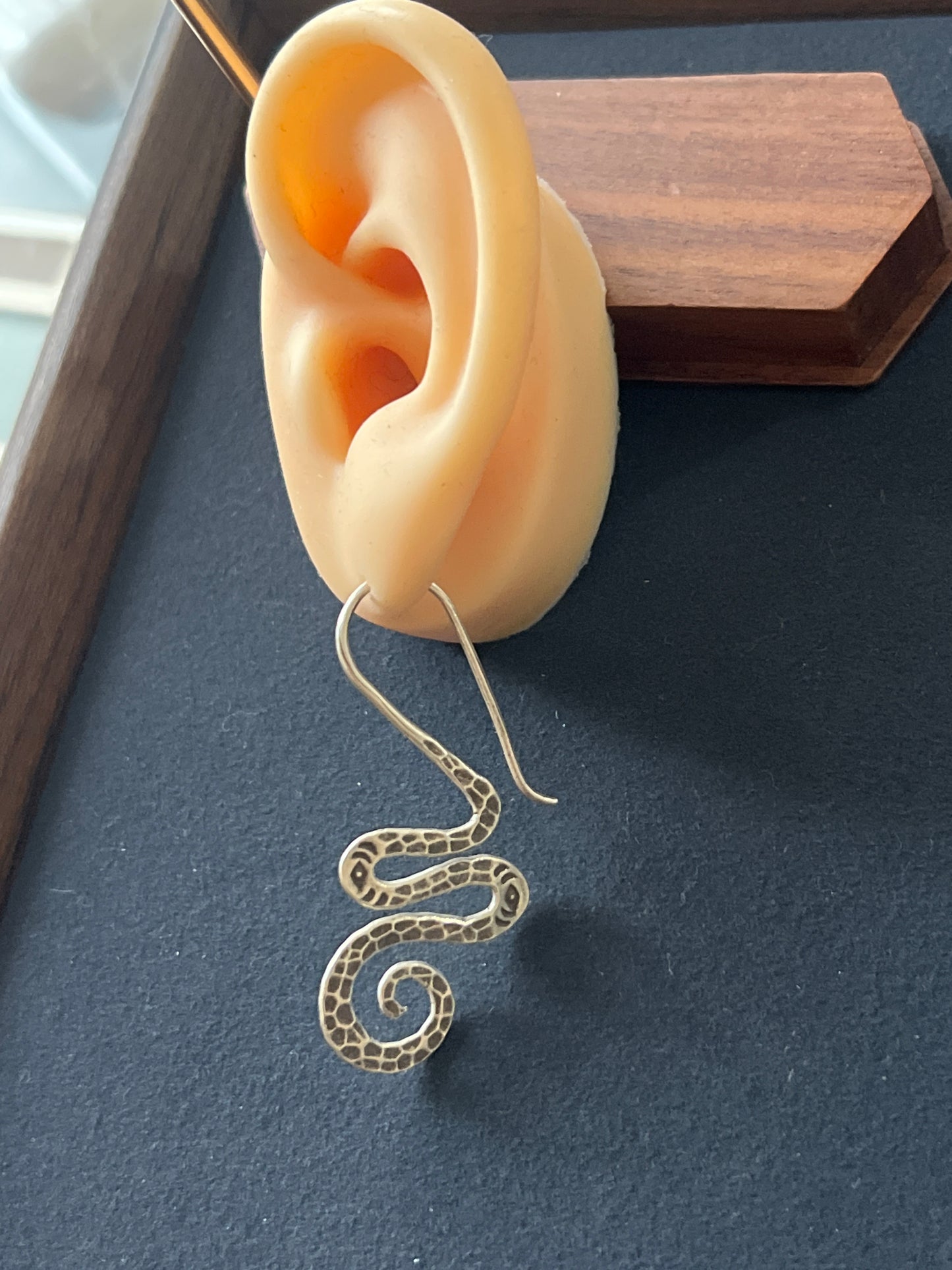 カレンシルバー ピアス 50×22mm