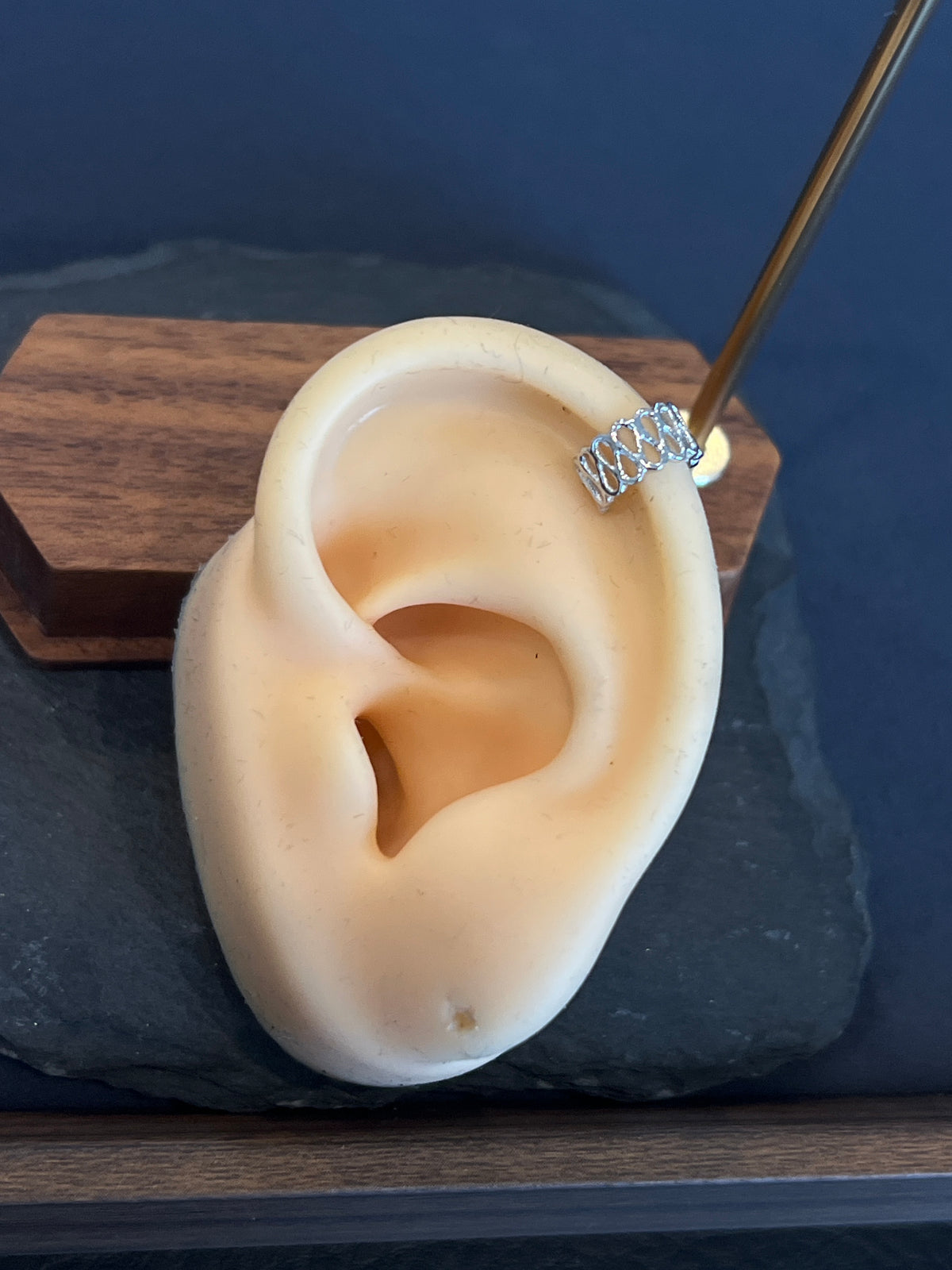 シルバー925 イヤーカフ 約9×5mm
