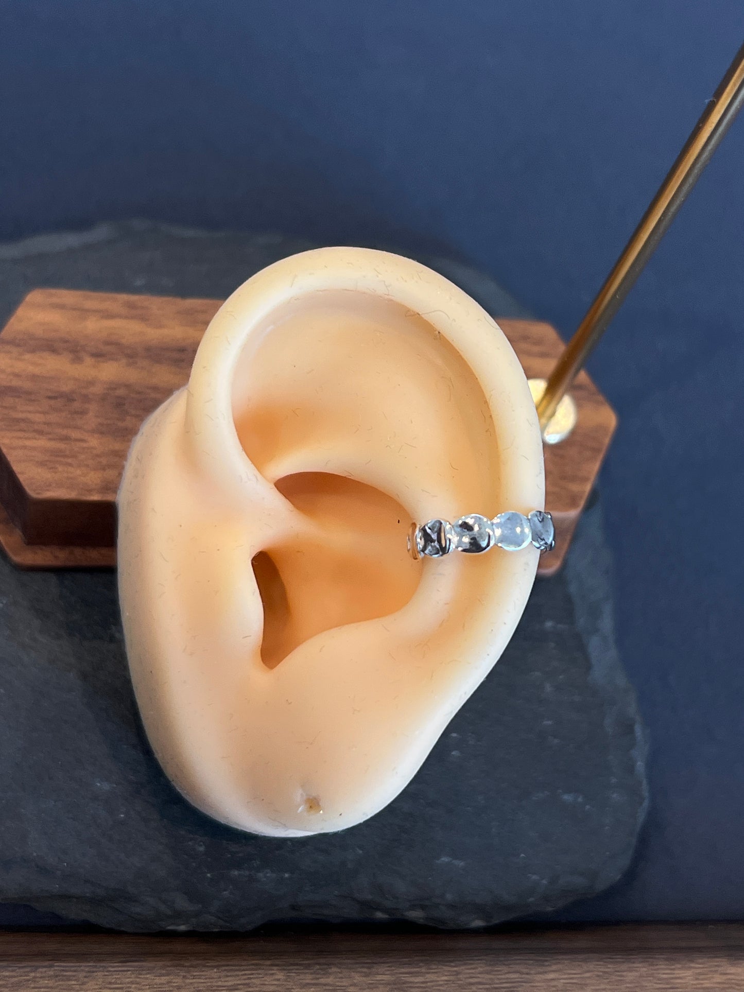 シルバー925 イヤーカフ 約15×4mm