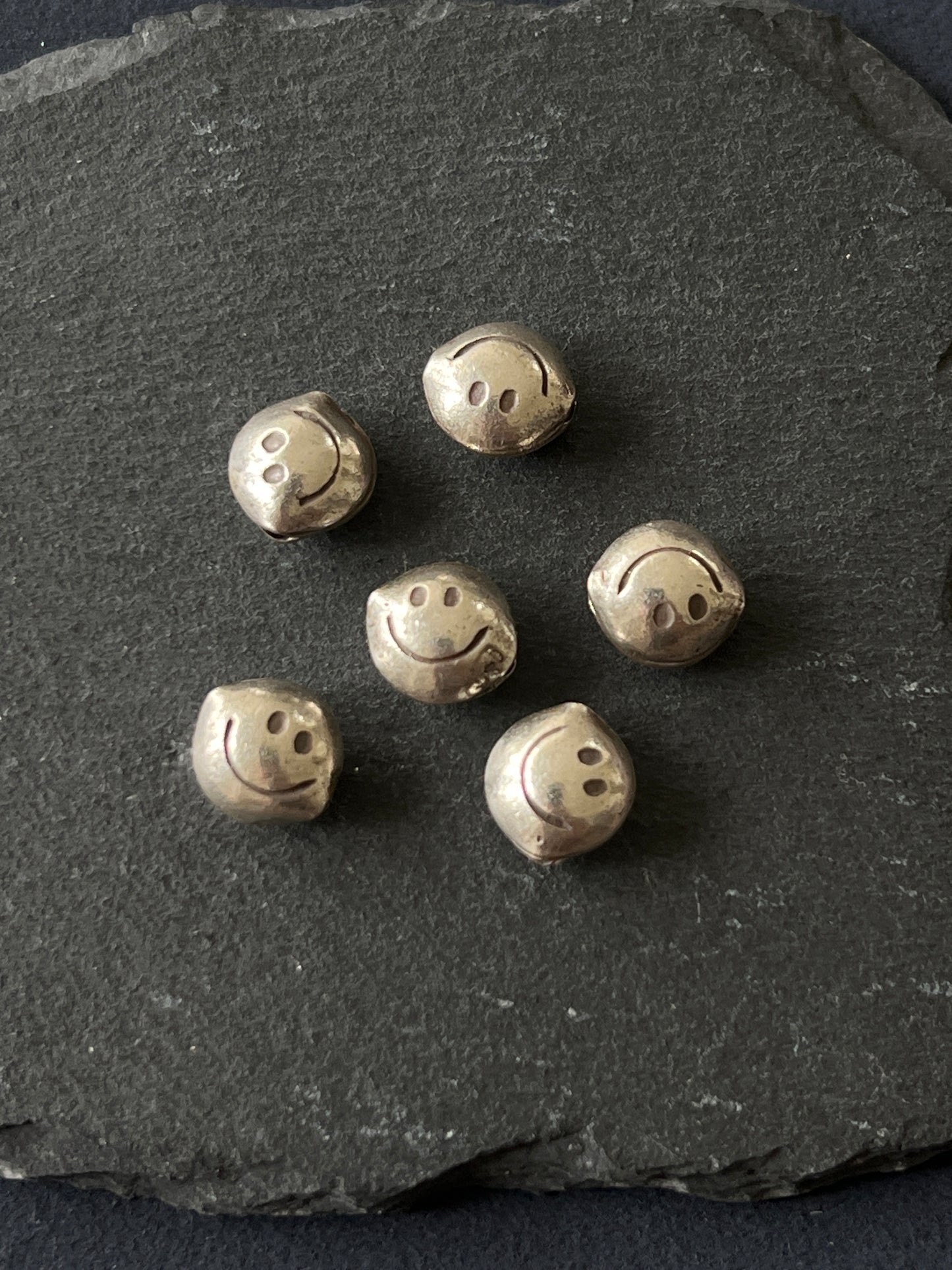 1個 カレンシルバー 貫通パーツ 12×11×7mm
