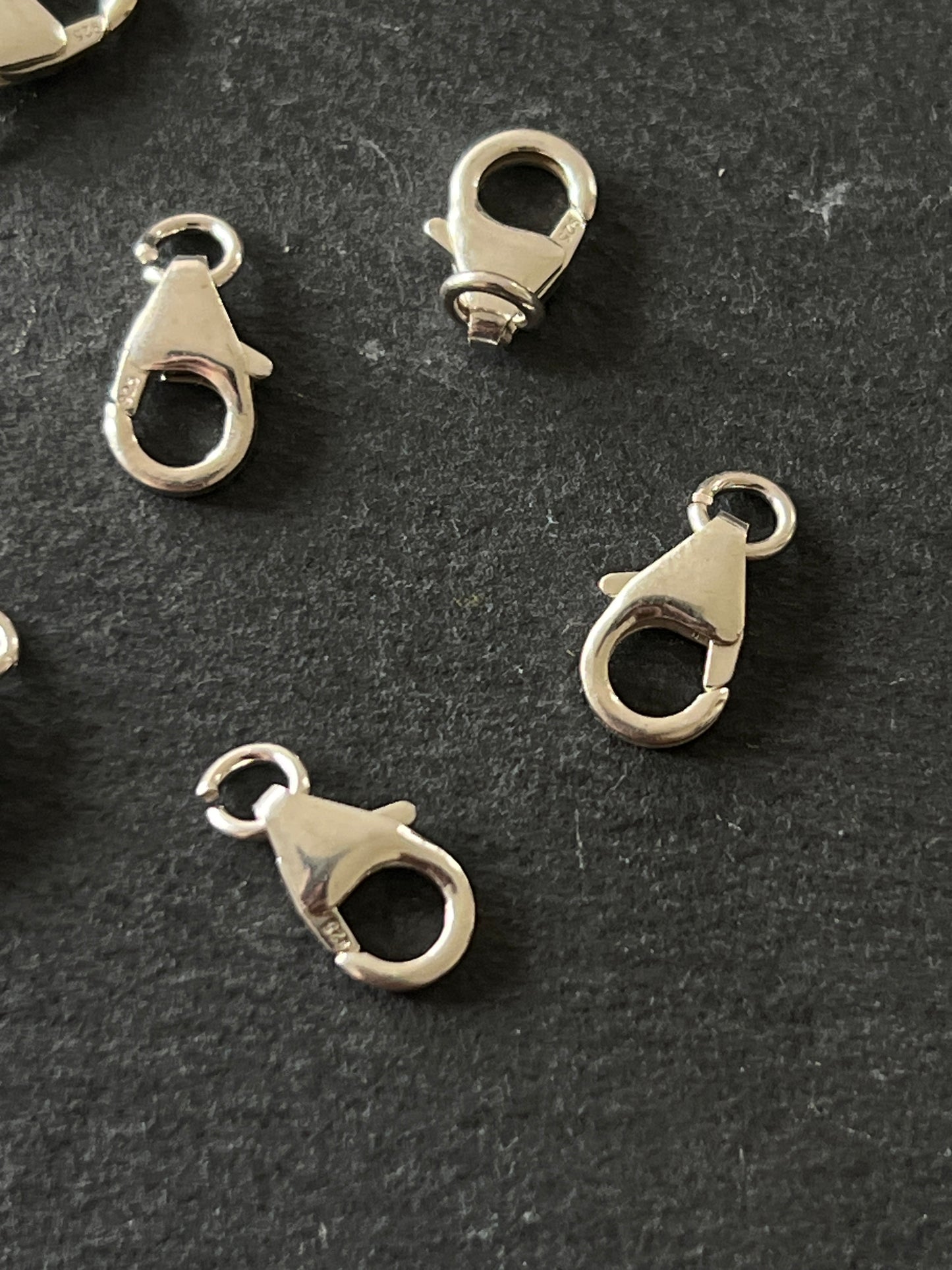 シルバー925 カニカン 13×6mm(丸カン込み)丸カン4.5mm