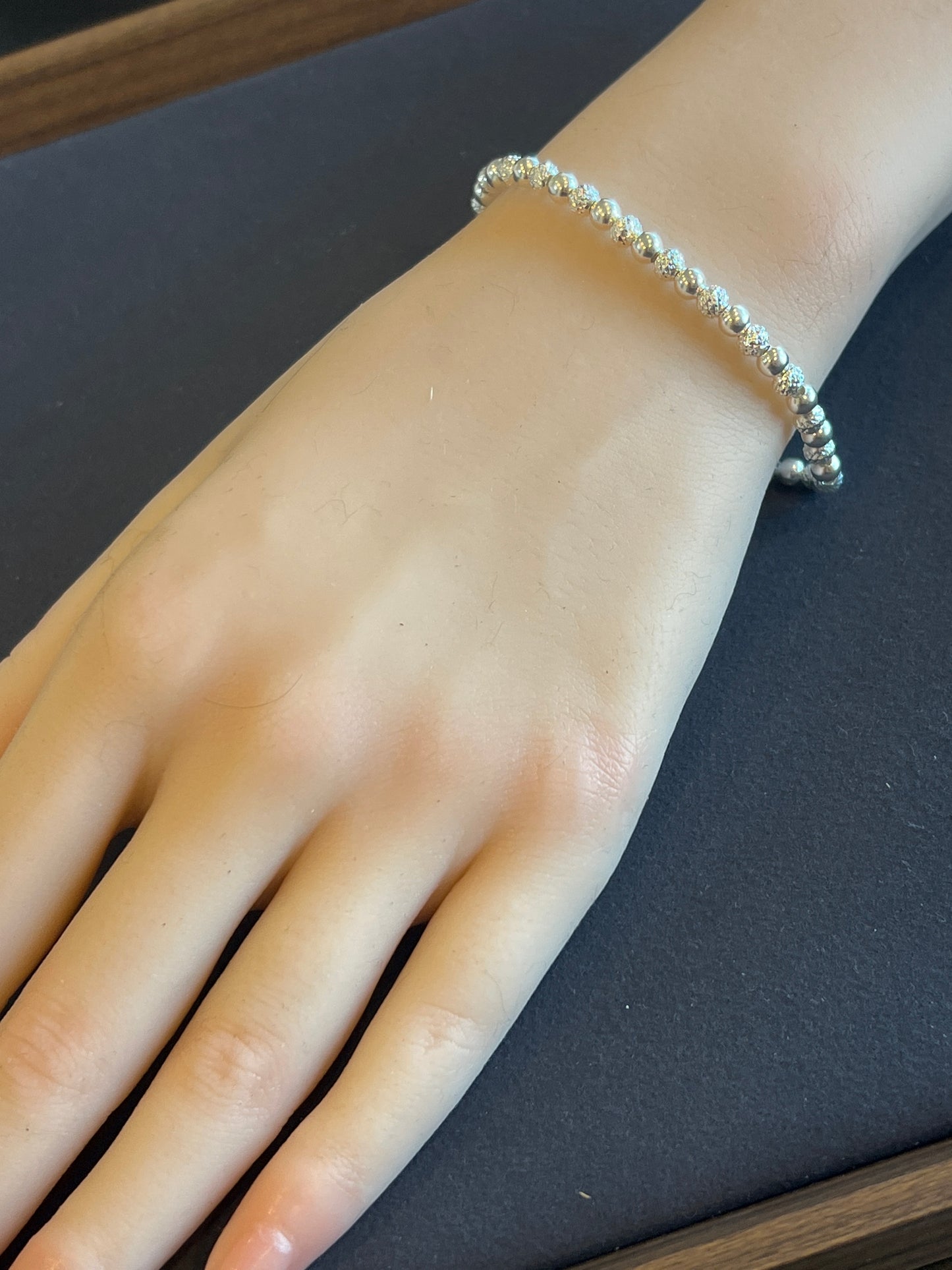 シルバー925 ブレスレット メキシコ 4mm 18.5cm