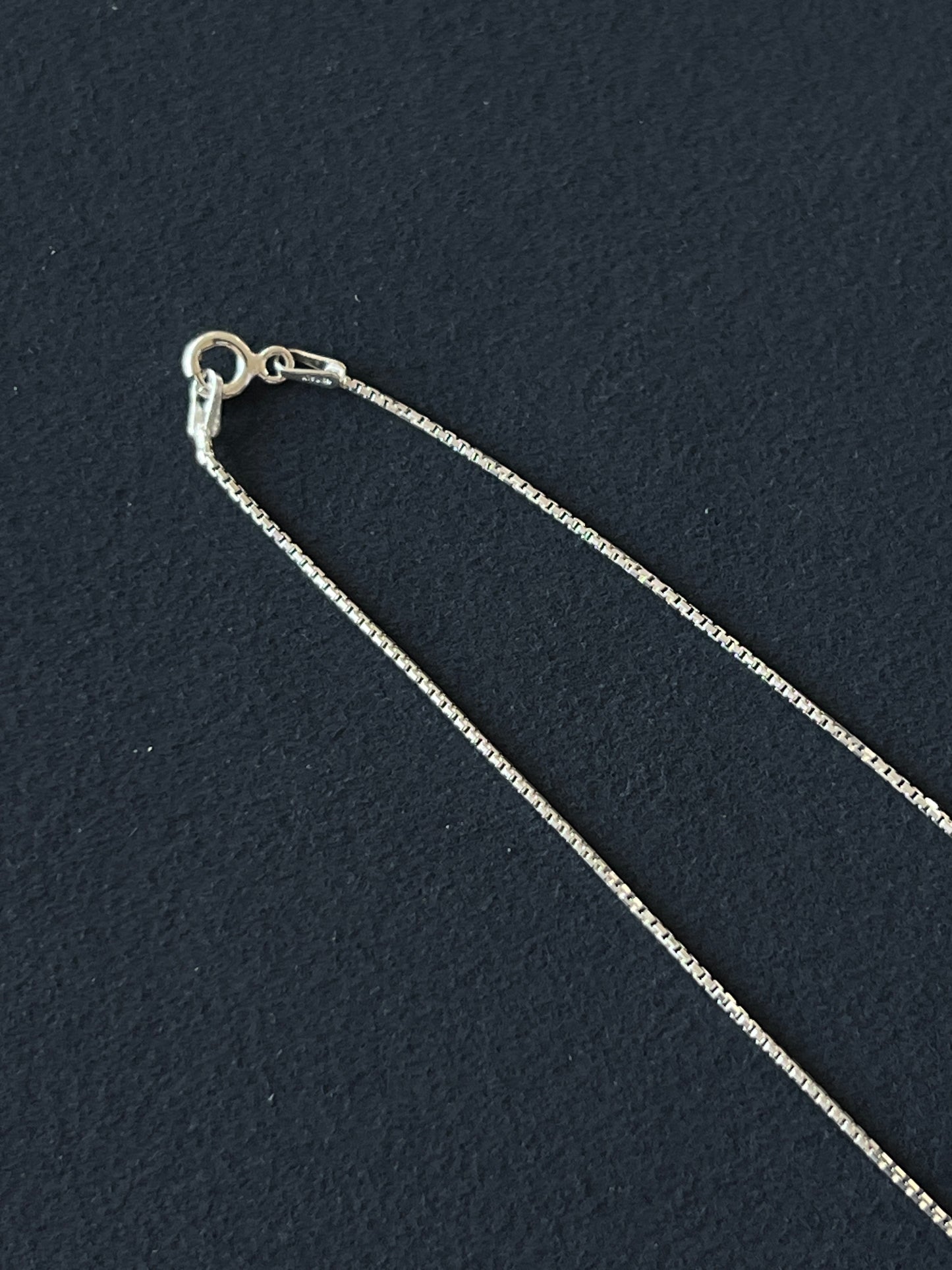 シルバー925 ネックレスチェーン 40cm 50cm 1mm