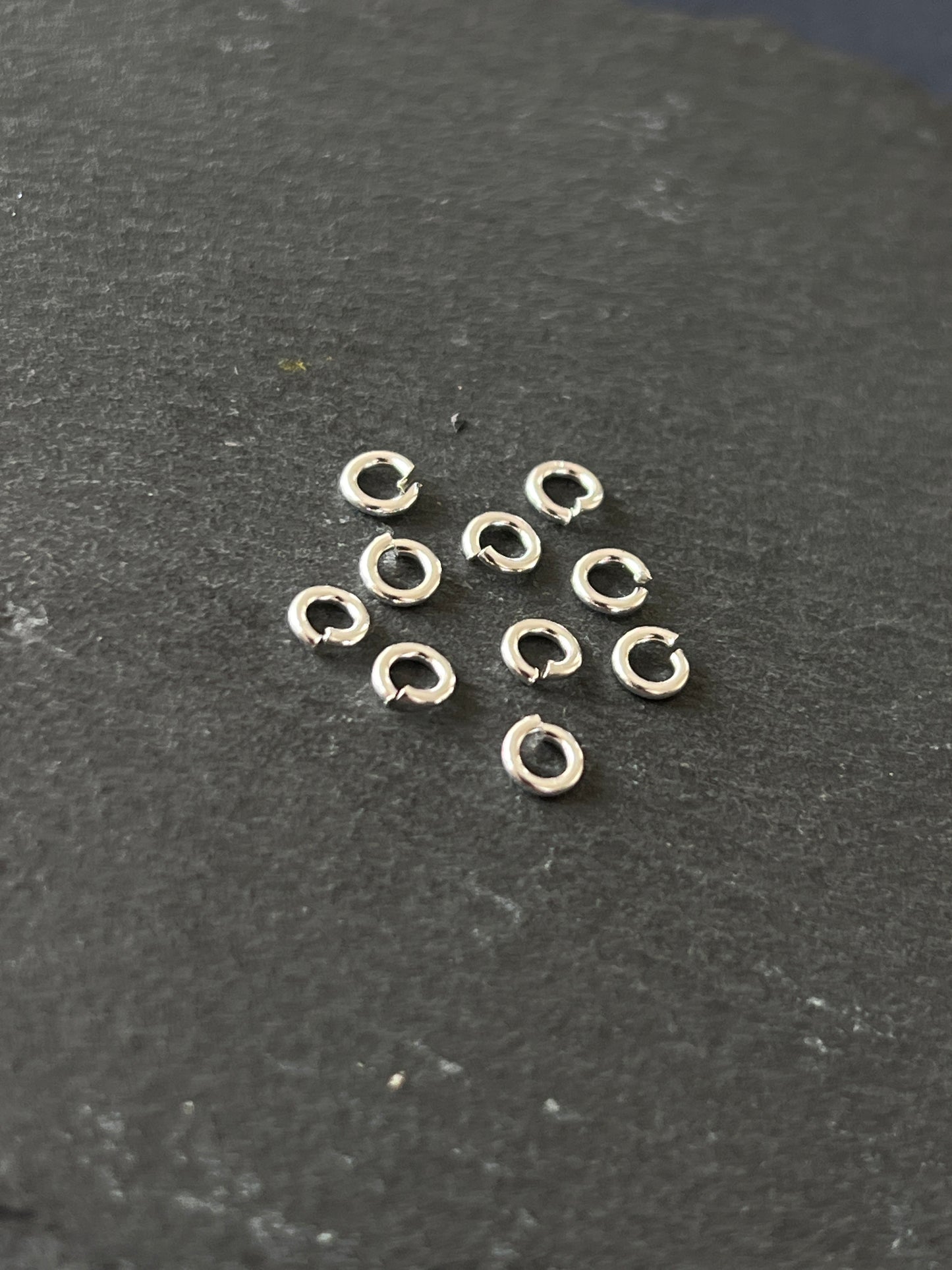 10個 シルバー925 丸カン 4.2mm 線0.8mm