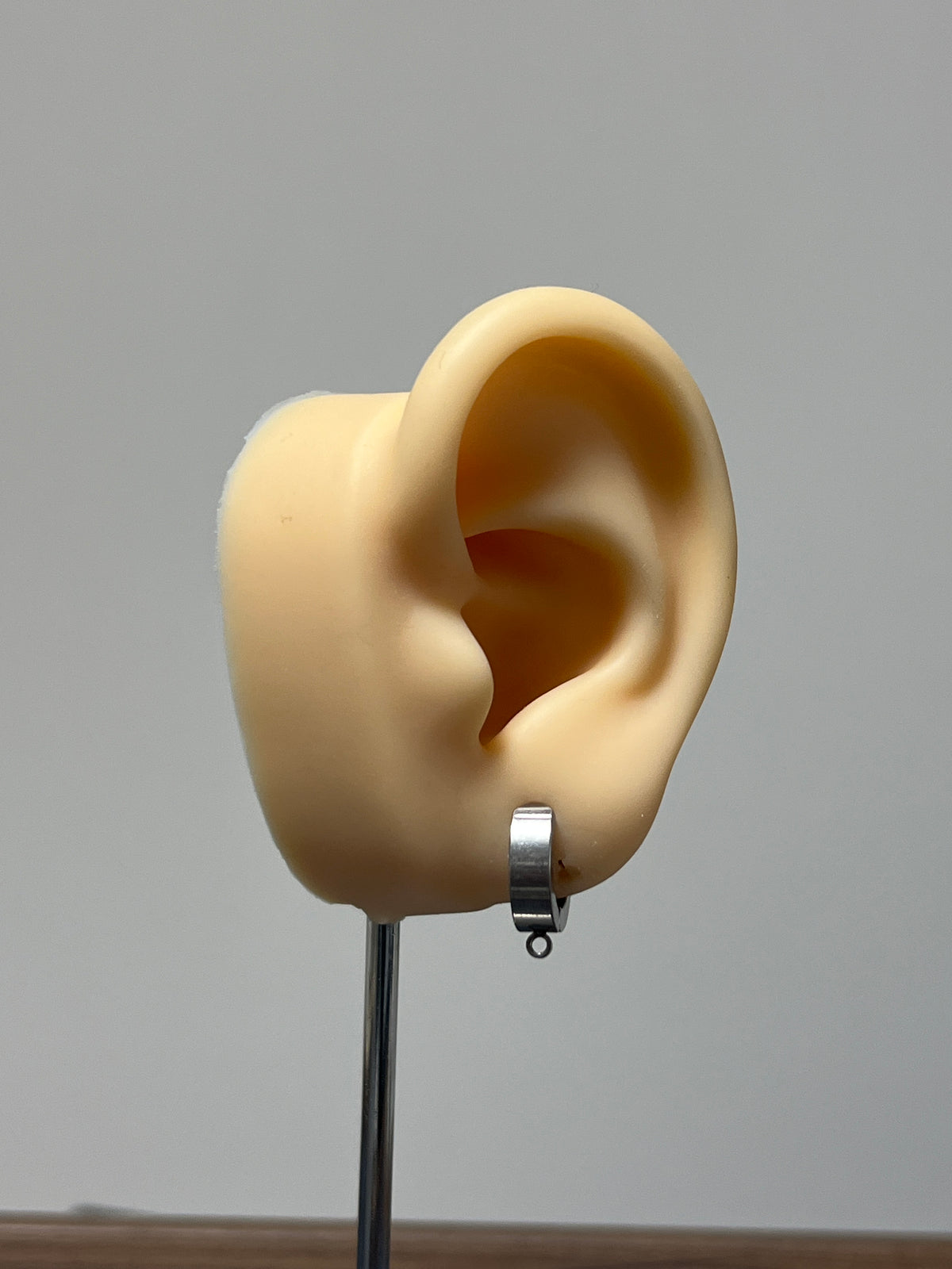 1個 イヤリングパーツ カン付き ステンレススチール 13mm カン2.5mm