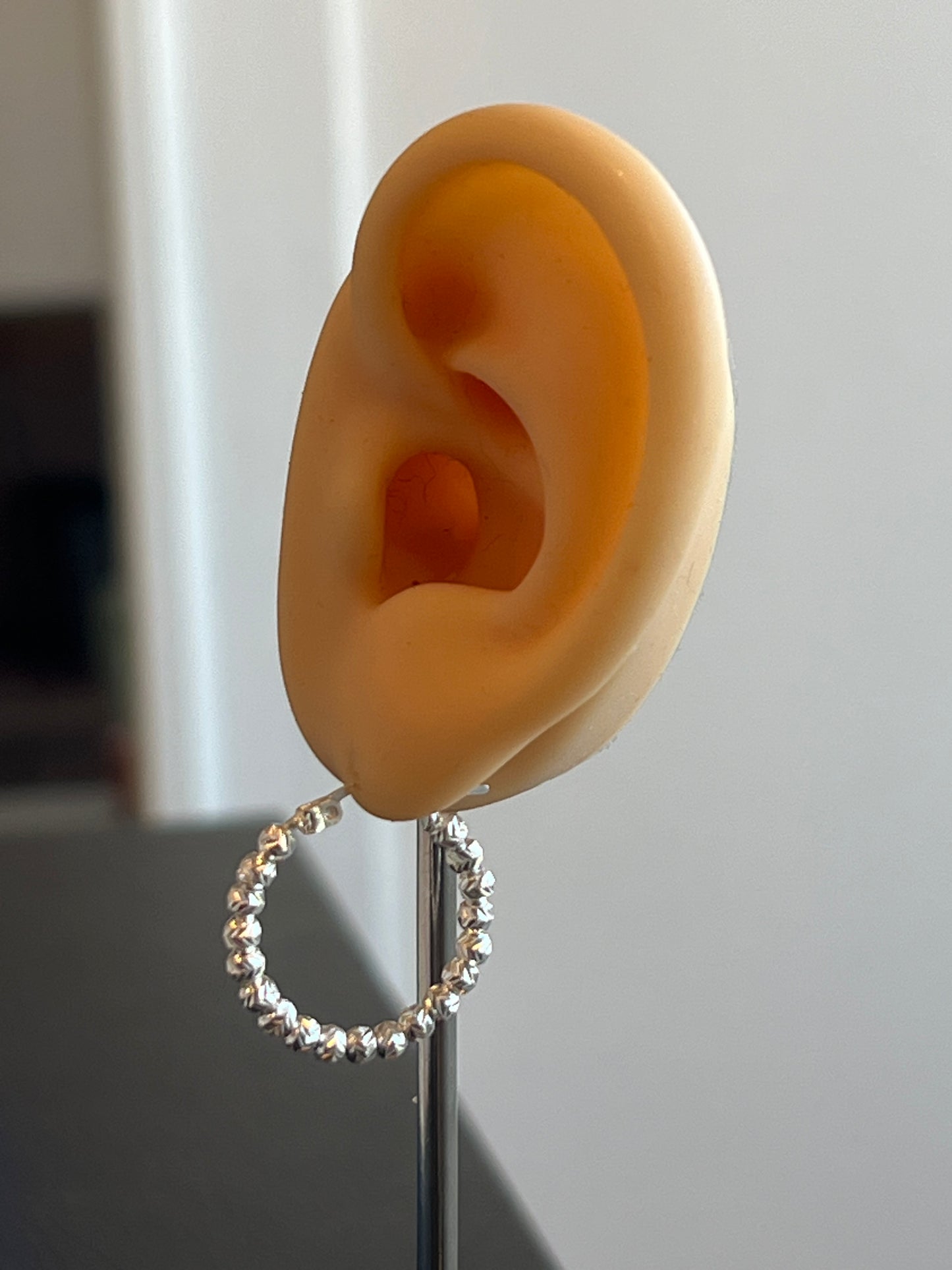 シルバー925 フープピアス メキシコ 23mm Type3
