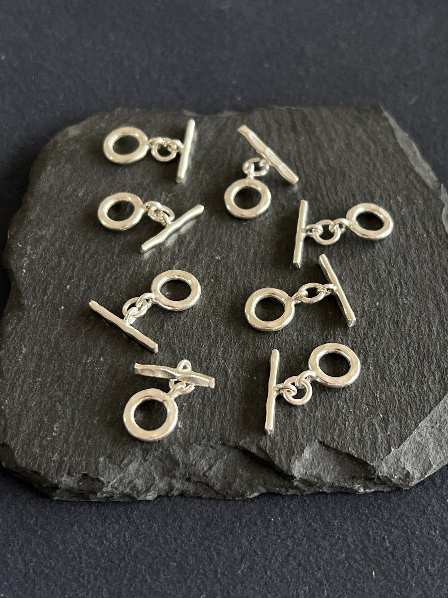 1個 カレンシルバー マンテル 槌目 約20mm 丸10×バー17mm