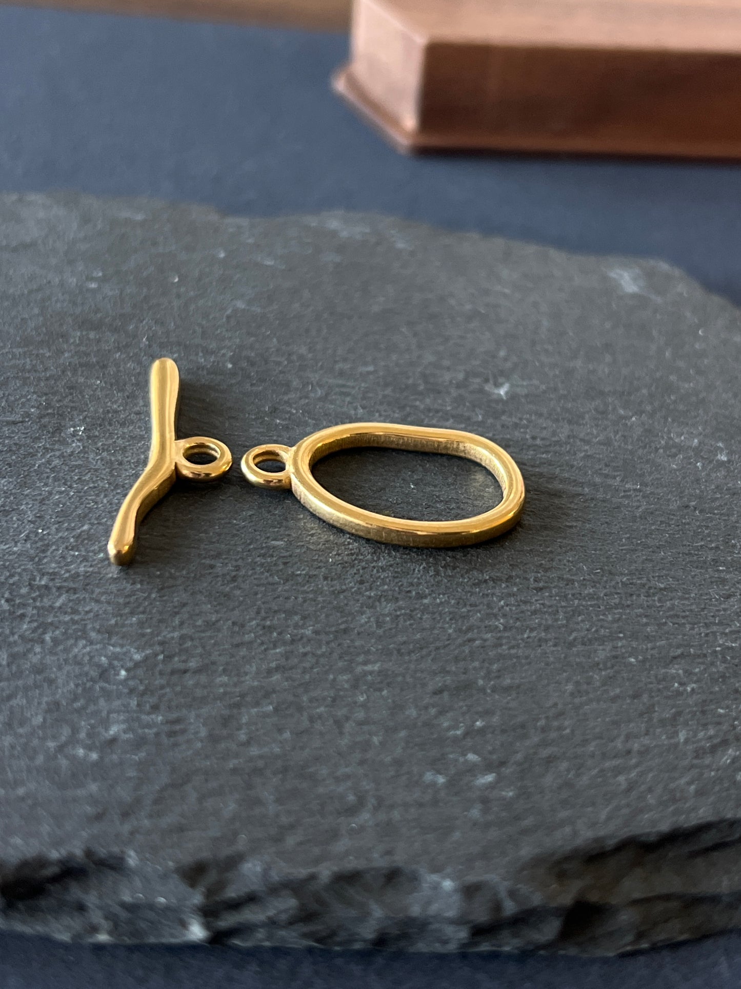 1セット マンテル ステンレススチール ゴールド 25×15mm バー28mm