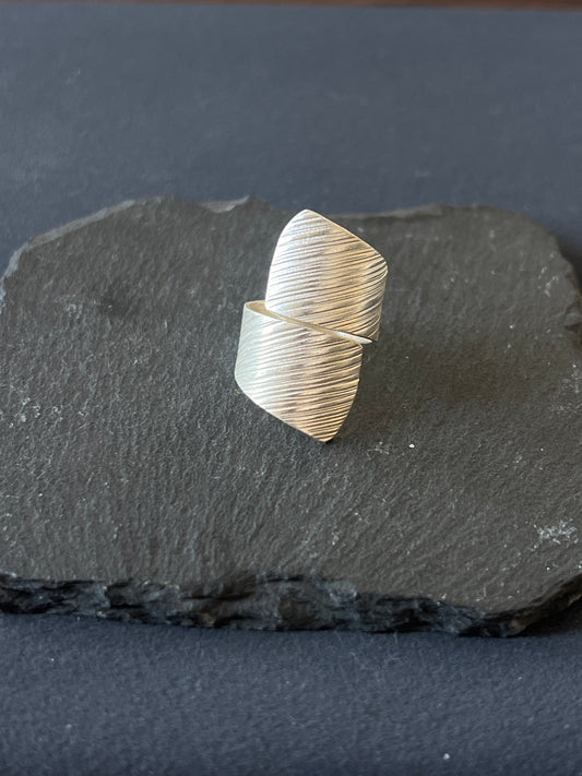 カレンシルバー リング 約31×20mm サイズ調整可