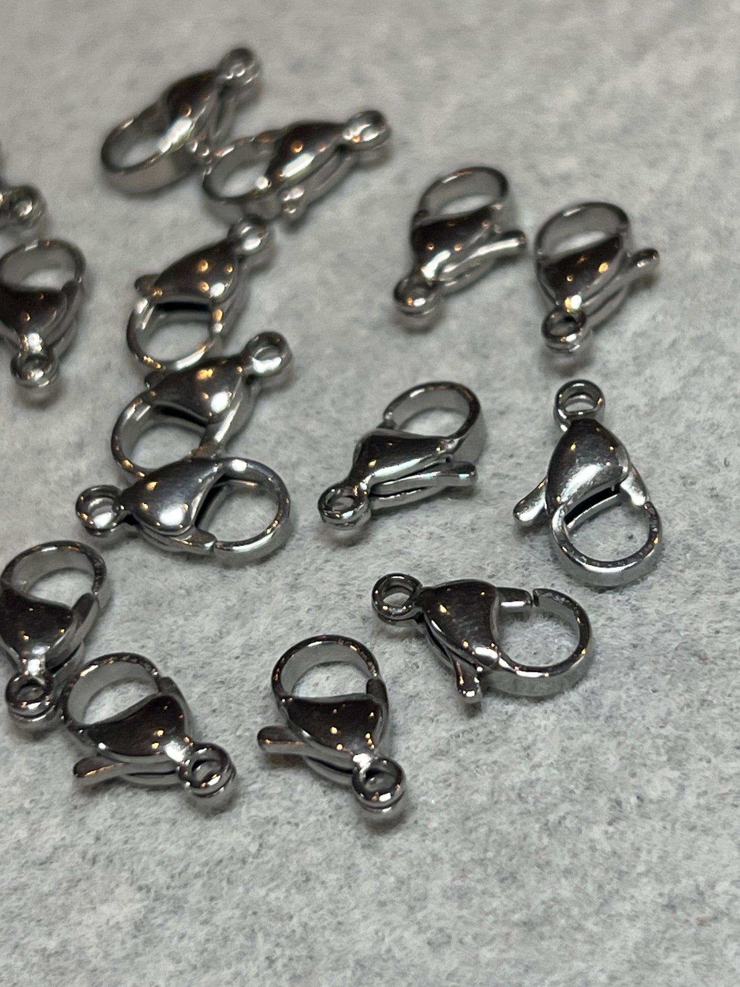 20個 カニカン ステンレススチール 12×6mm