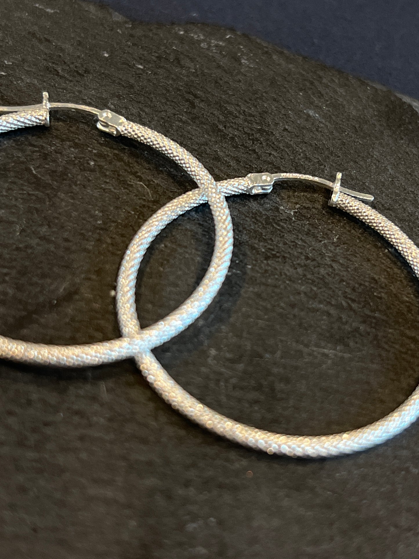 シルバー925 フープピアス メキシコ 39mm Type6