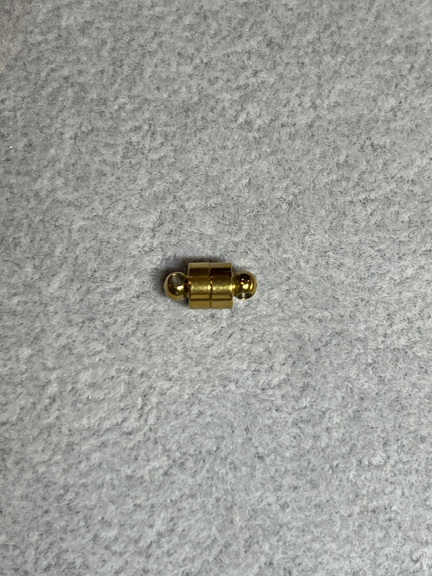 1個 マグネットクラスプ ステンレススチール ゴールド 11.5×6mm