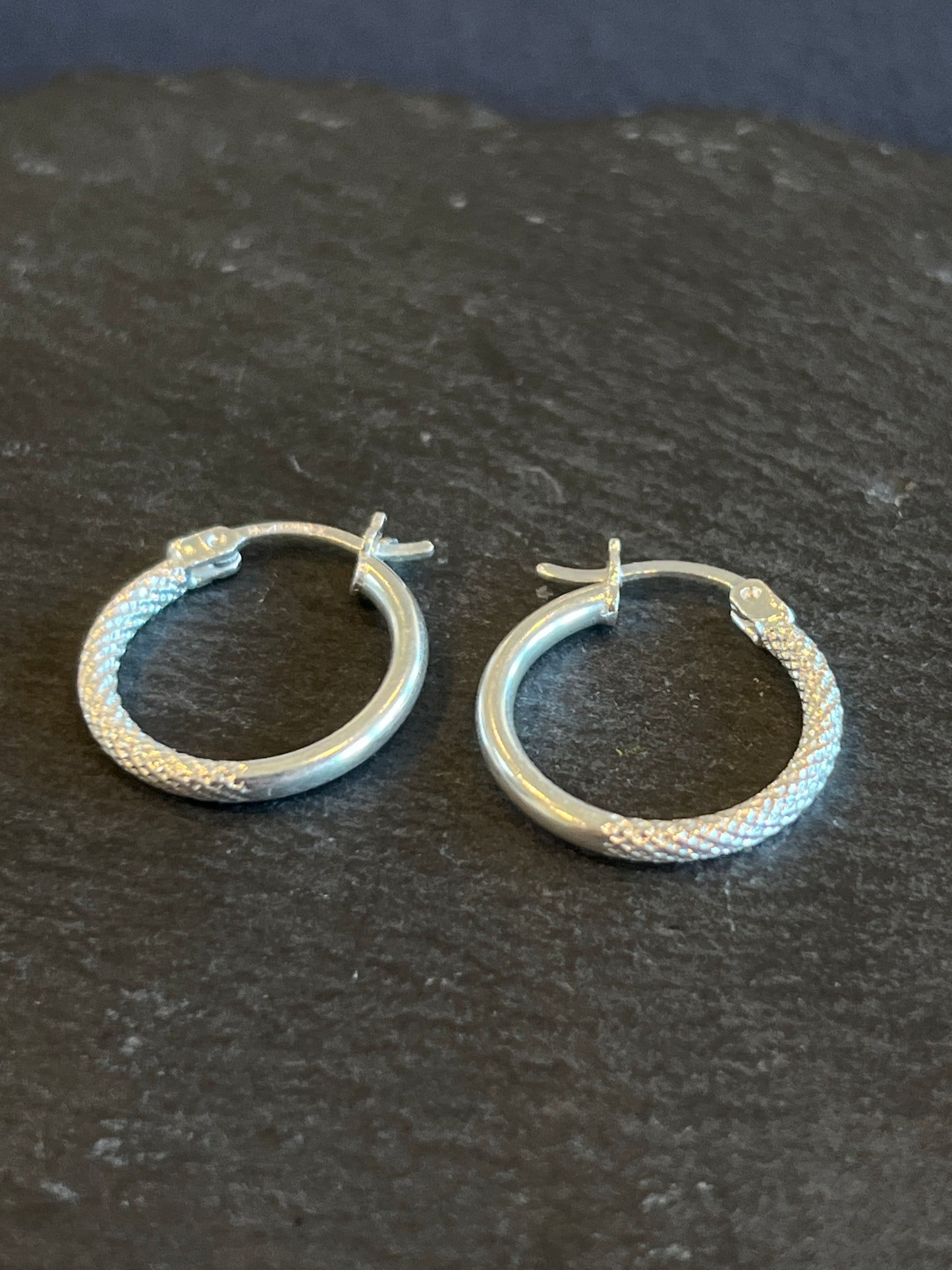 シルバー925 フープピアス メキシコ 18mm Type2