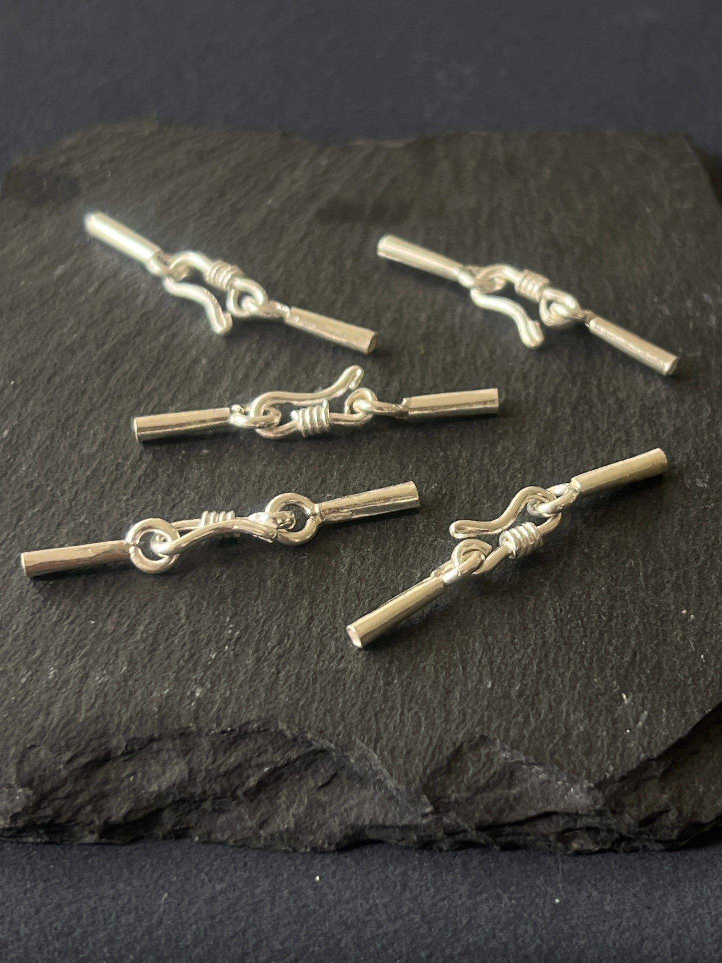 1個 カレンシルバー キャップフック キャップ14.5mm フック12.5mm 全長37mm 穴2.2mm