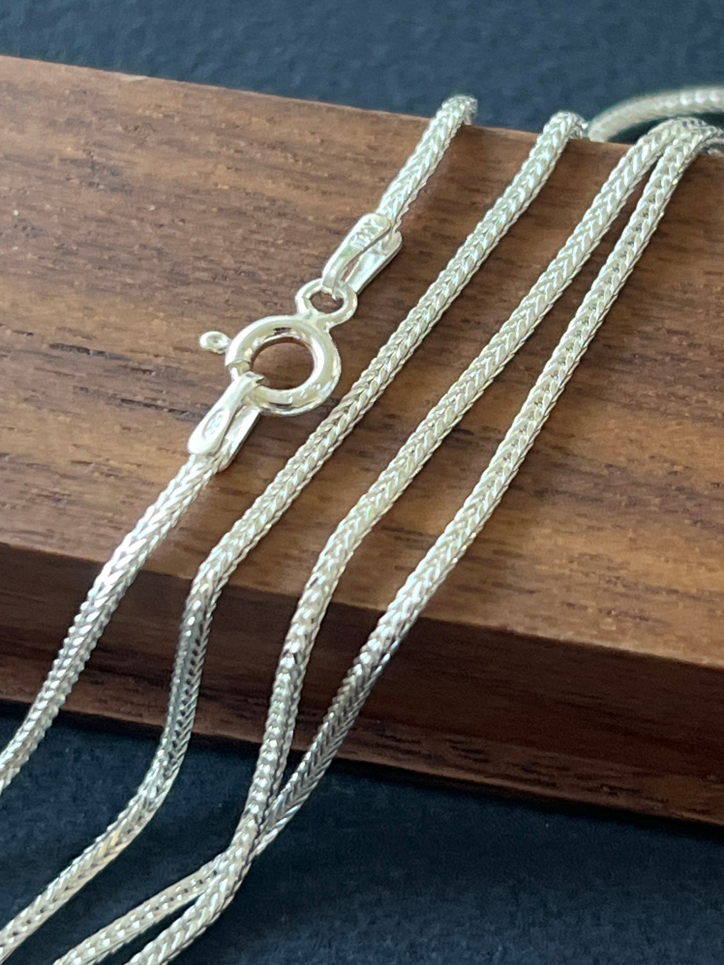 シルバー925 ネックレスチェーン 45cm 1.1mm