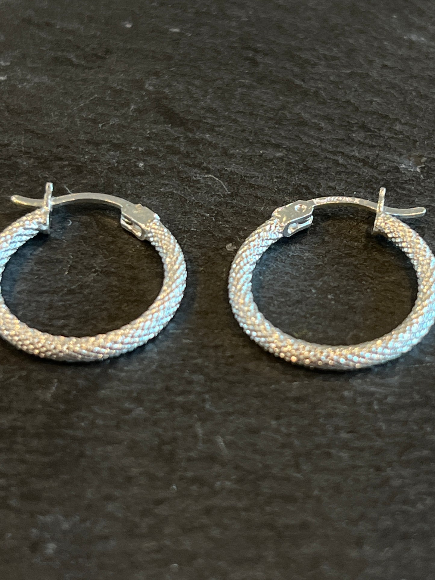 シルバー925 フープピアス メキシコ 18mm Type6