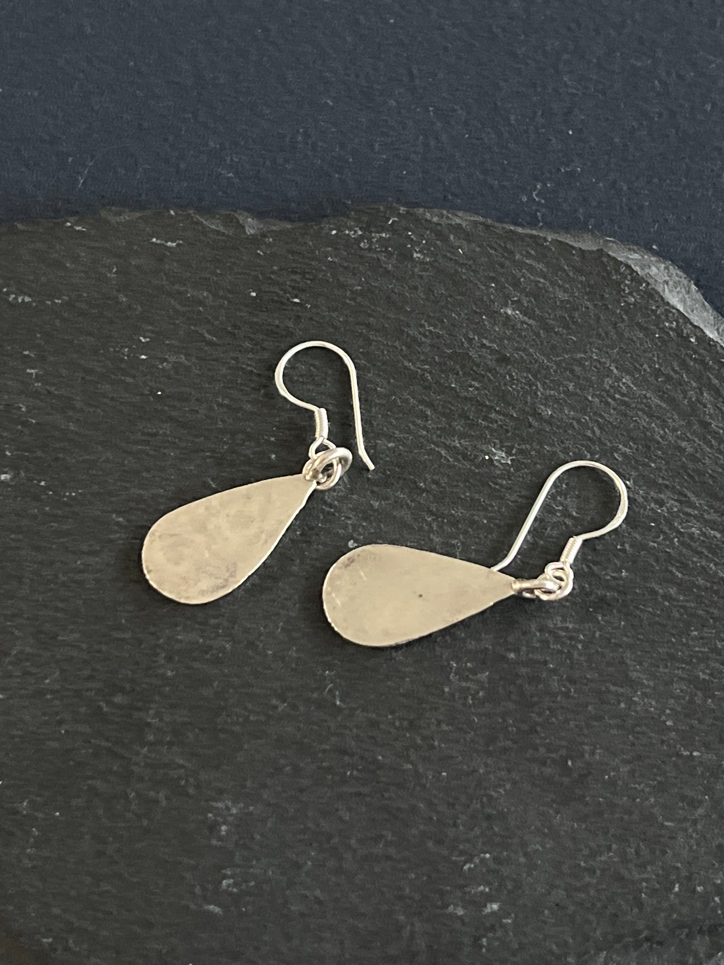カレンシルバー フックピアス 約25×12mm フック込み高さ約40mm