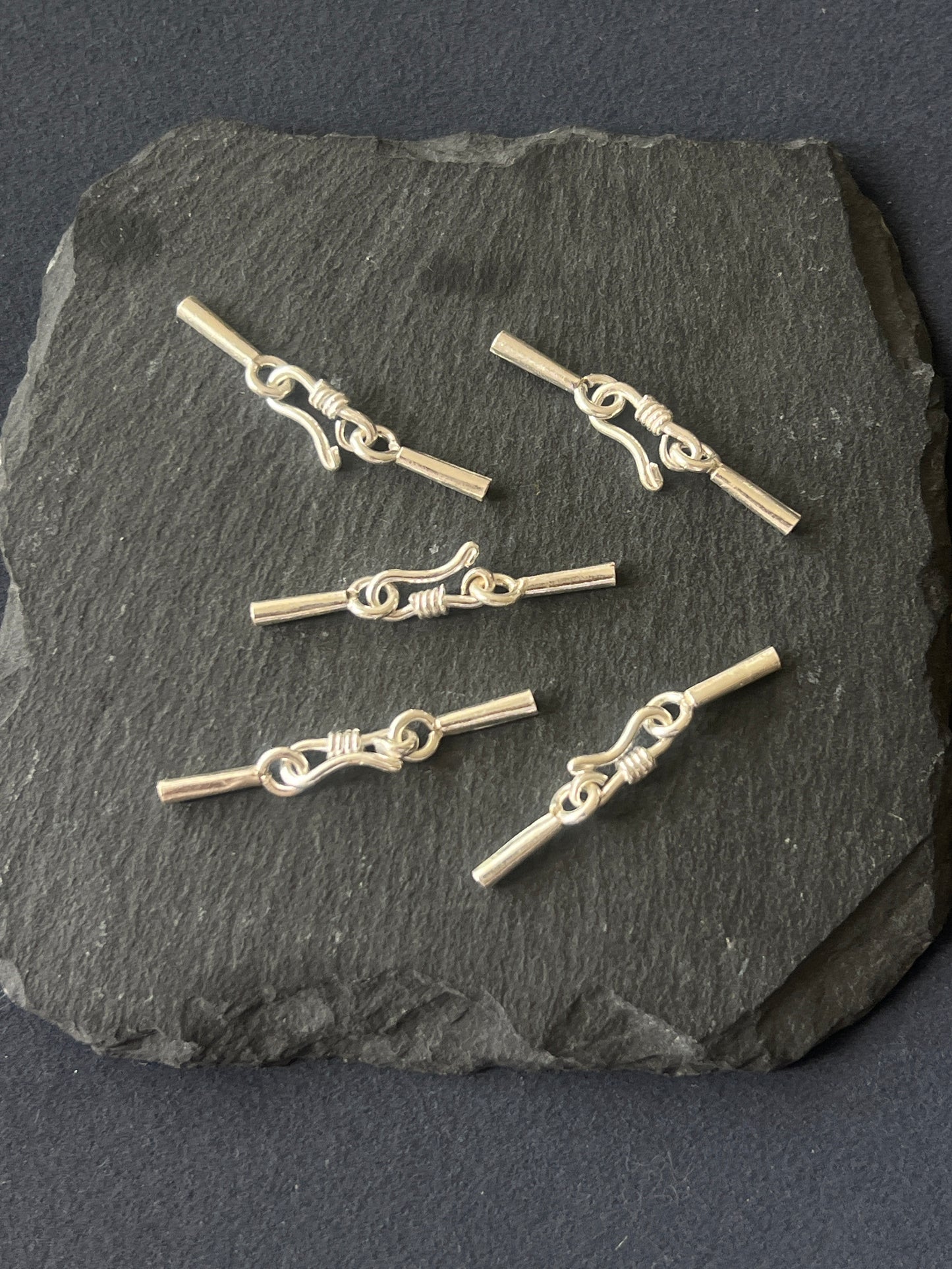 1個 カレンシルバー キャップフック キャップ14.5mm フック12.5mm 全長37mm 穴2.2mm