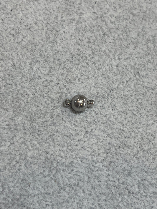 1個 マグネットクラスプ ステンレススチール 10.5×6mm