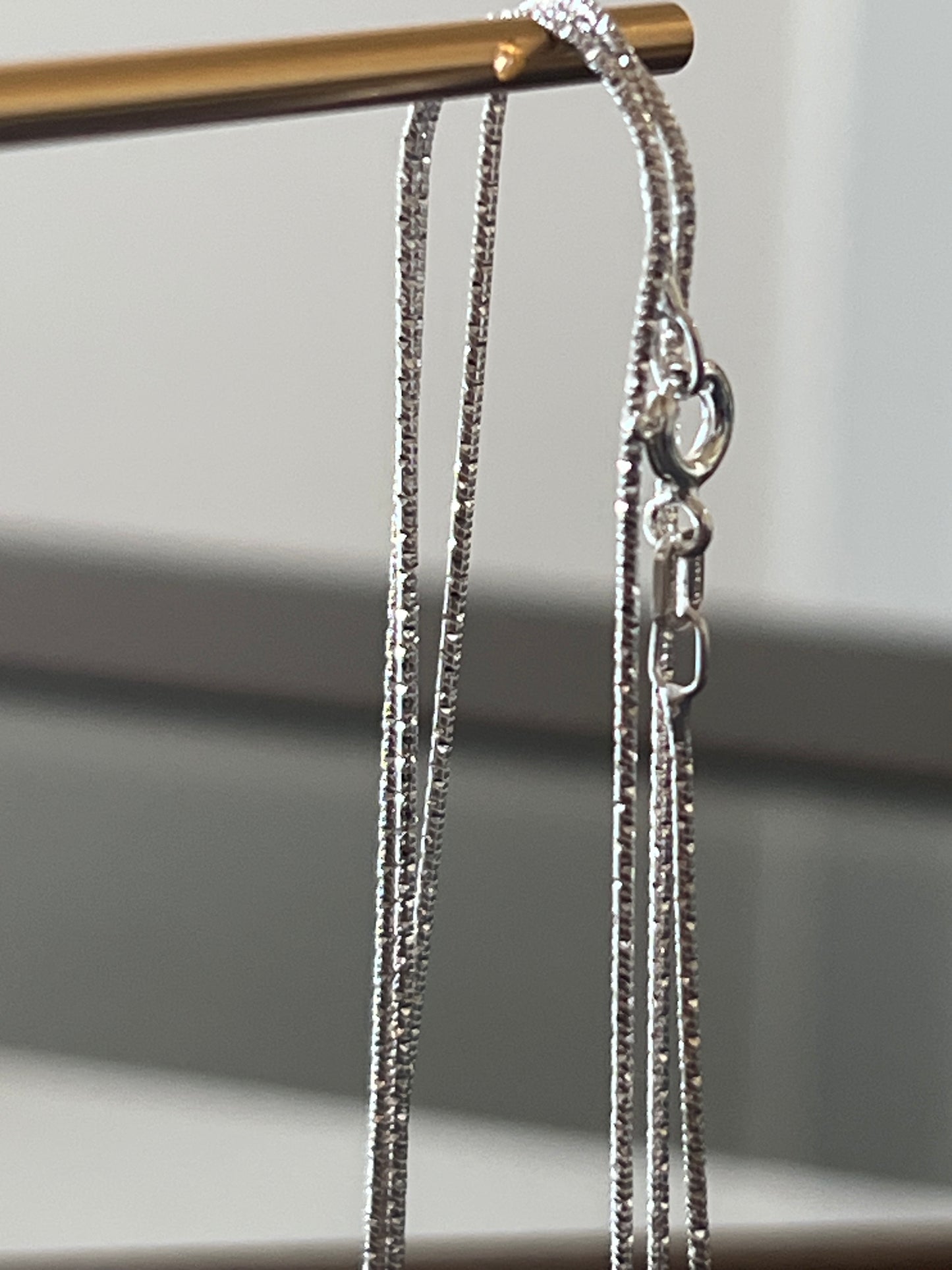 シルバー925 ネックレスチェーン 45cm 50cm 0.9mm