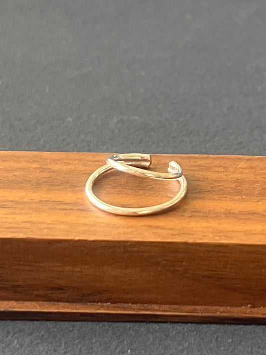 シルバー925 イヤーカフ 17×6mm