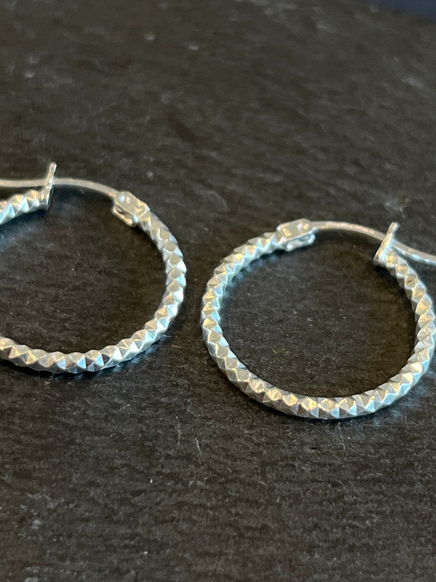 シルバー925 フープピアス メキシコ 23mm Type5
