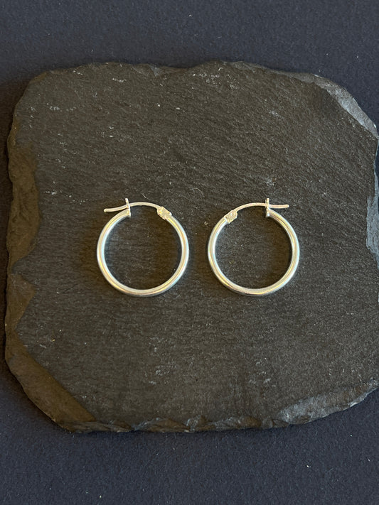 シルバー925 フープピアス メキシコ 23mm Type1