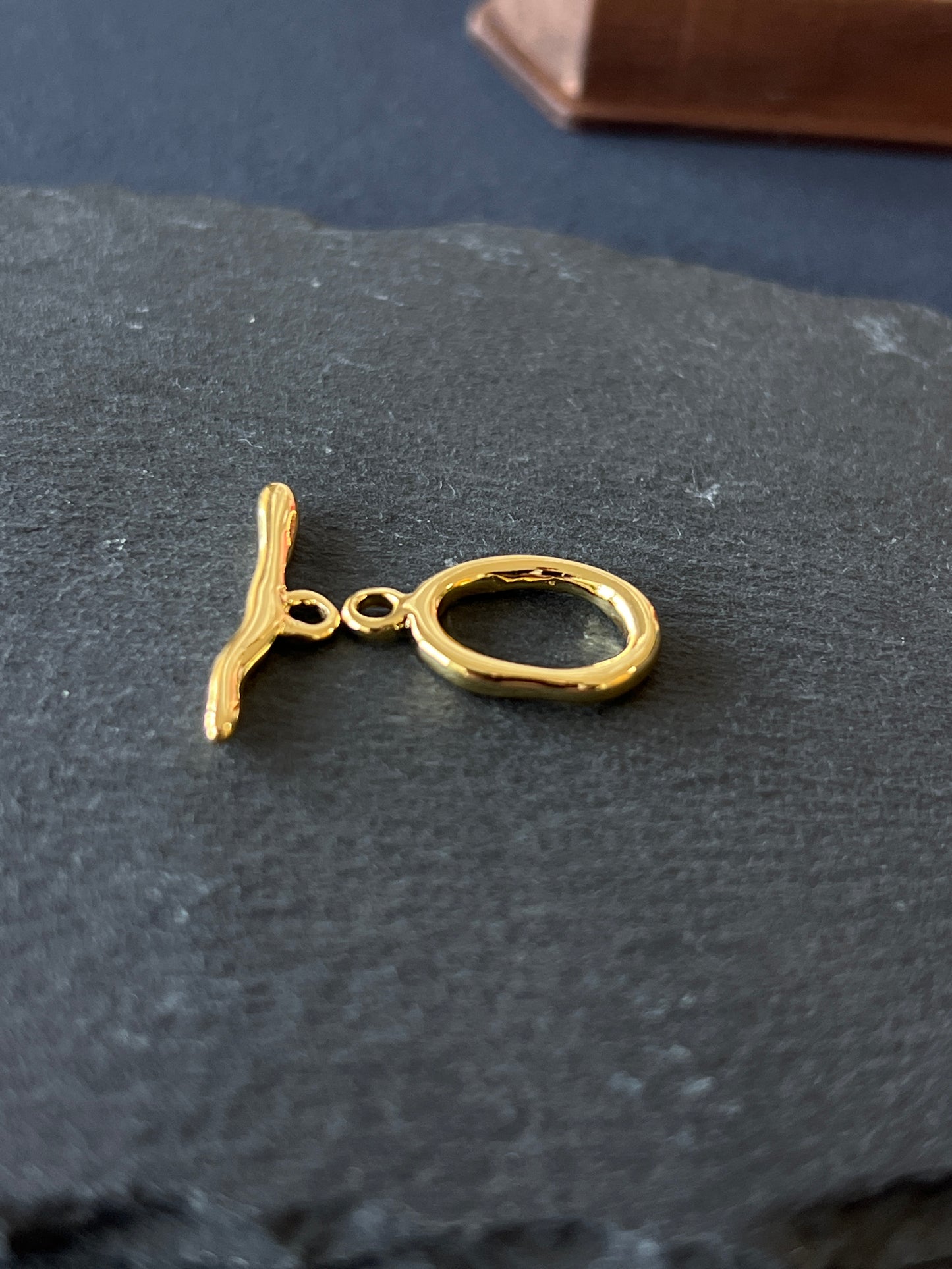 1セット マンテル ステンレススチール ゴールド 20×10mm バー24mm