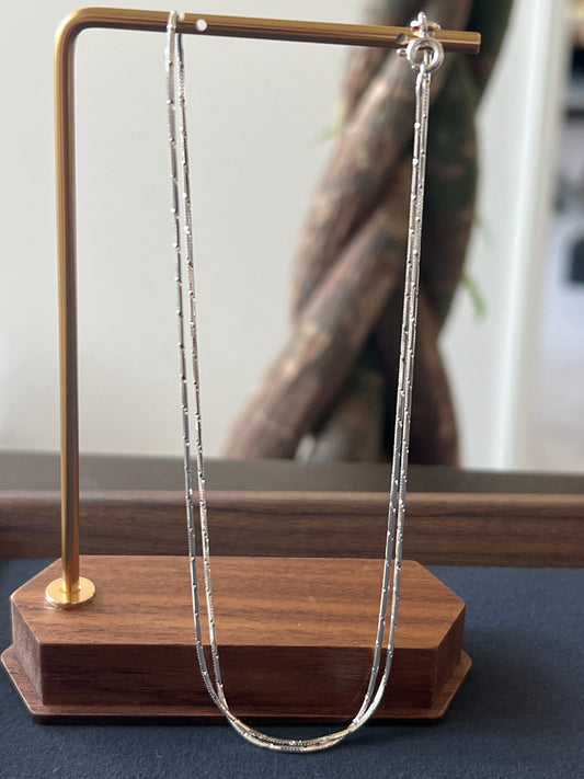 シルバー925 ネックレスチェーン 50cm 1mm