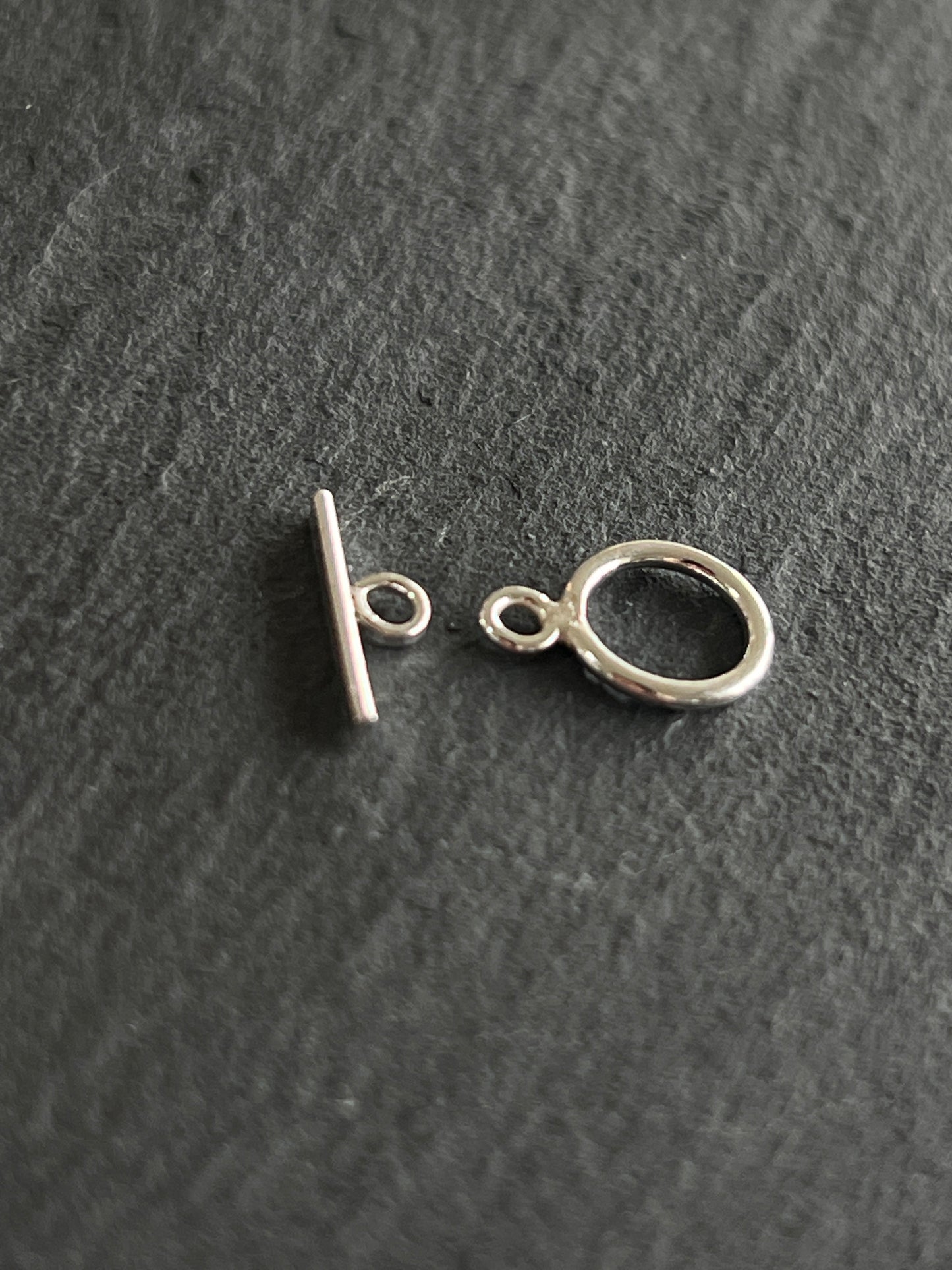 1セット シルバー925 マンテル 丸9mm バー13mm