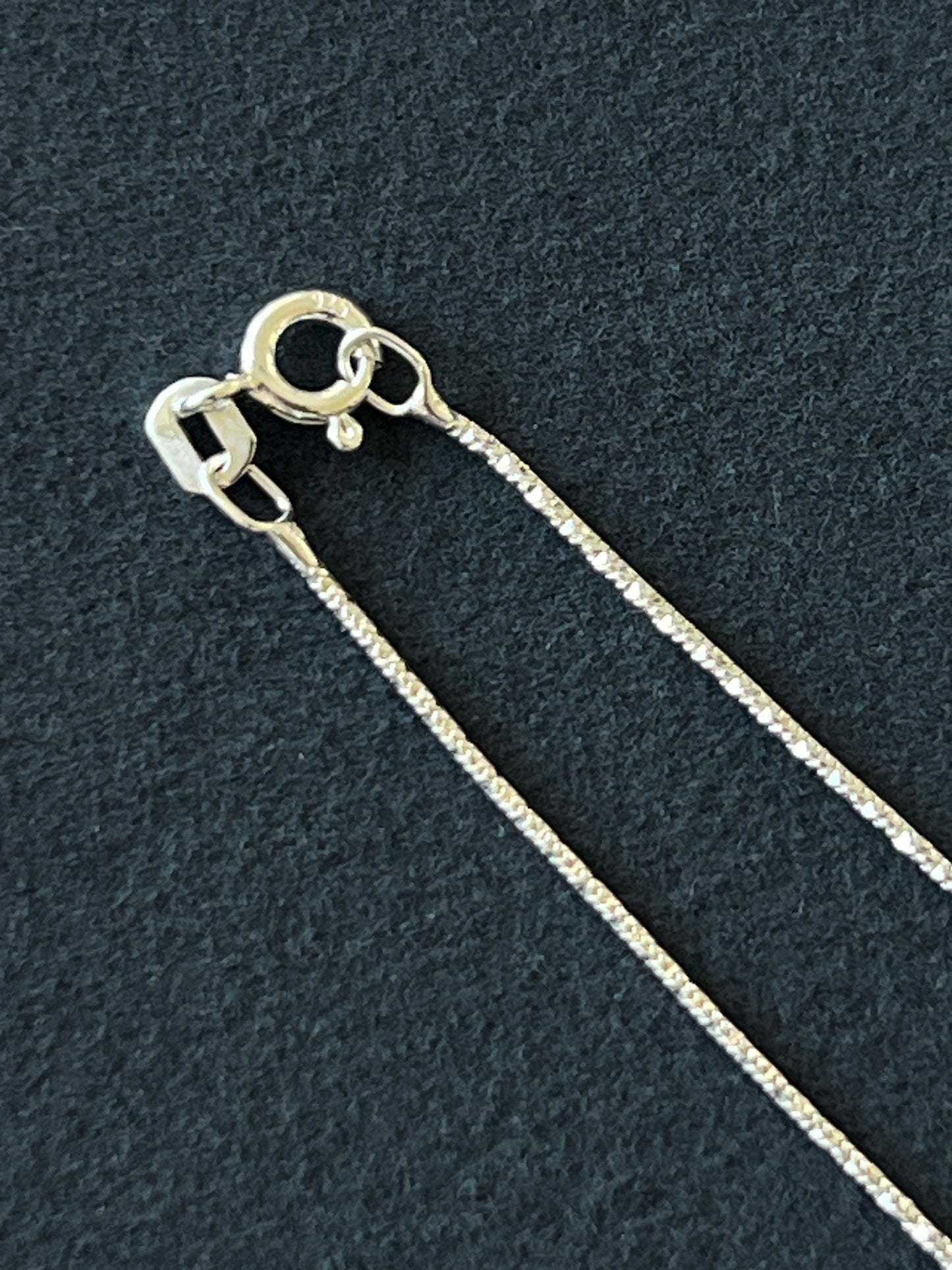 シルバー925 ネックレスチェーン 45cm 50cm 0.9mm