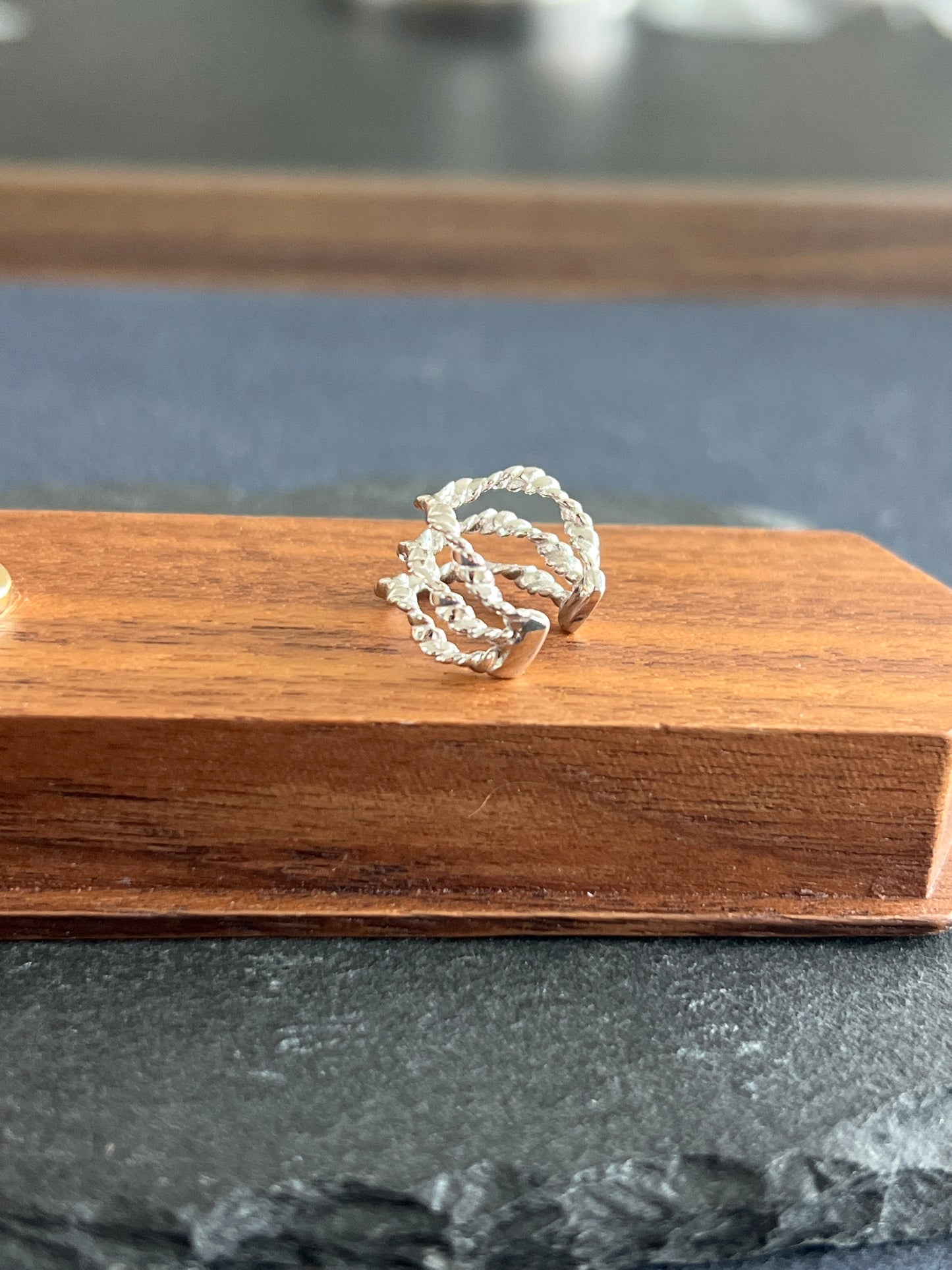 シルバー925 イヤーカフ 約13×10mm