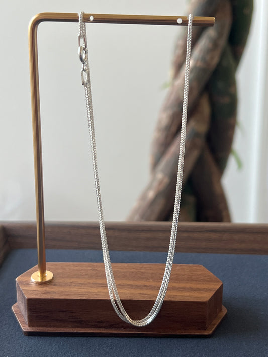 シルバー925 ネックレスチェーン 45cm 1.1mm