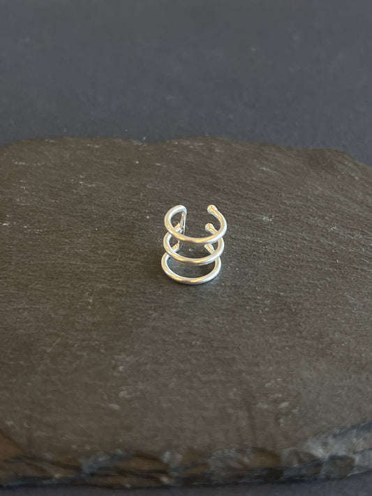 シルバー925 イヤーカフ メキシコ 12×12mm