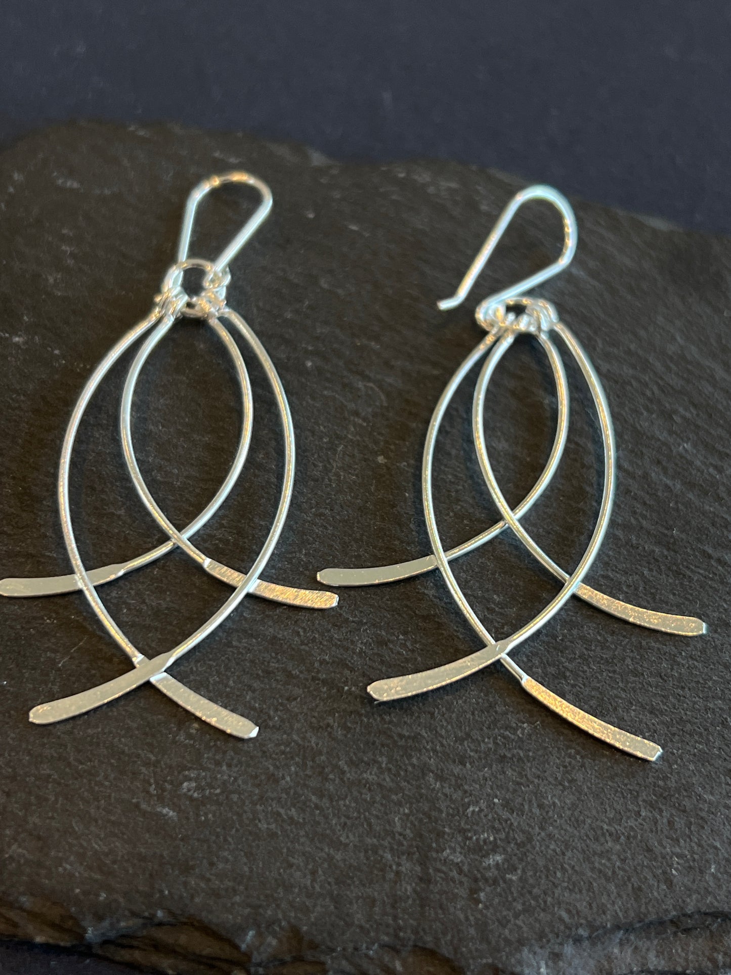 シルバー925 ピアス メキシコ 52×30mm