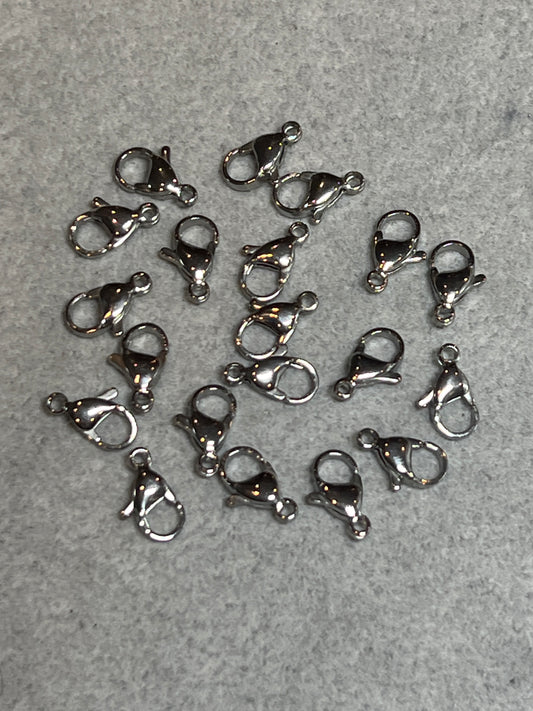 20個 カニカン ステンレススチール 12×6mm