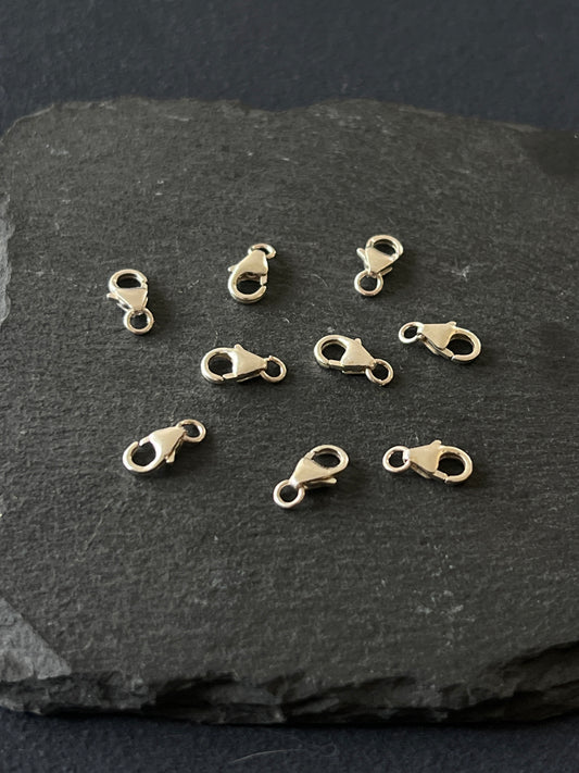 シルバー925 カニカン 10.5×5mm（丸カン込み）丸カン3.5mm