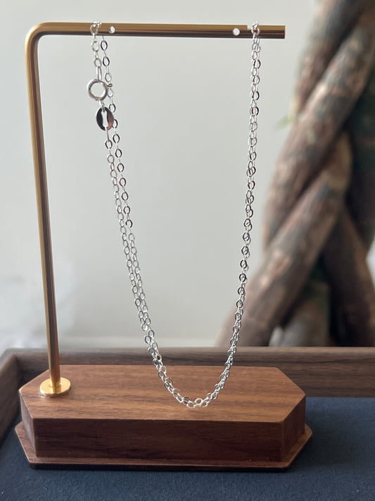 シルバー925 ネックレスチェーン 40cm 50cm 1.8mm