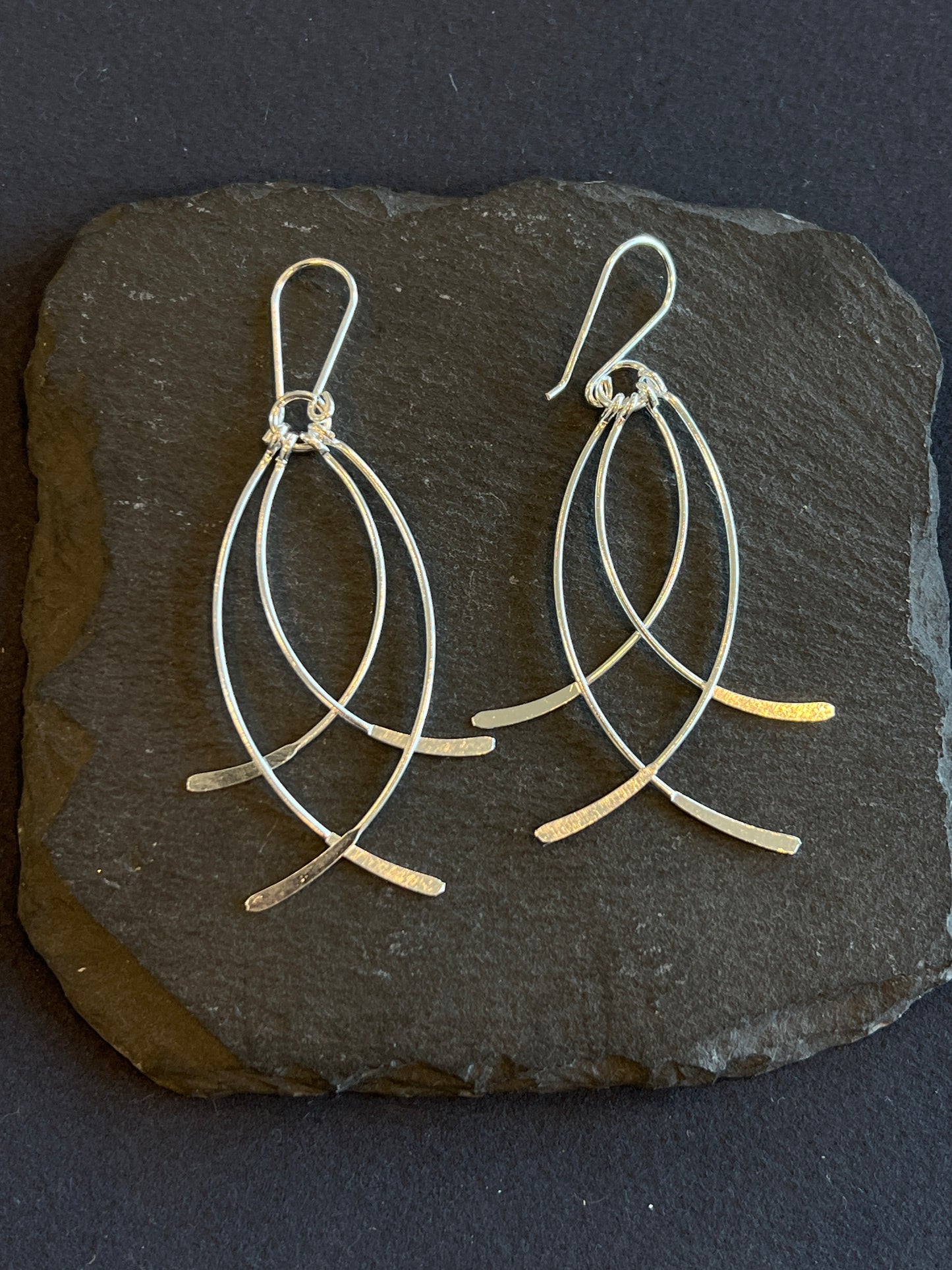 シルバー925 ピアス メキシコ 52×30mm