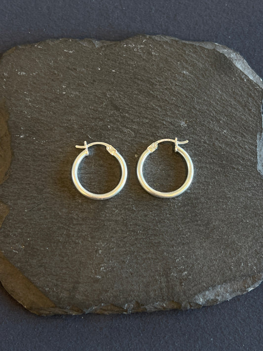 シルバー925 フープピアス メキシコ 19mm Type1