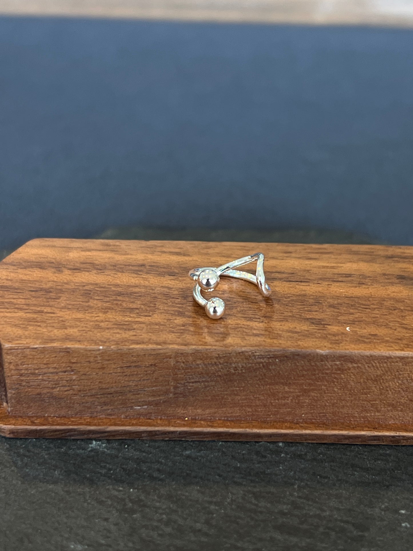 シルバー925 イヤーカフ 約11×6mm