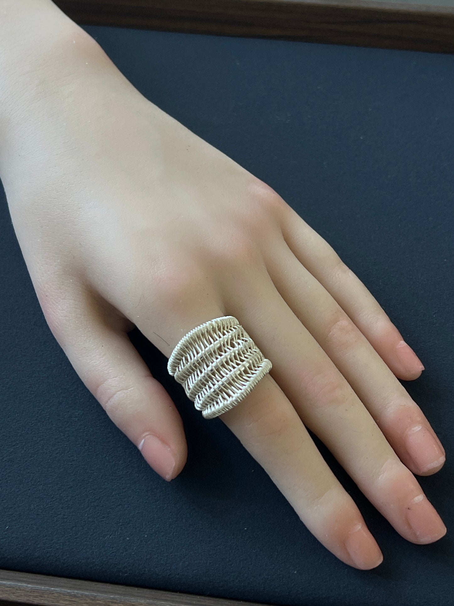 1個 リング カレンシルバー 24×24mm