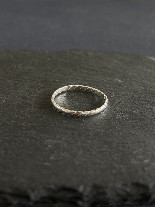 シルバー925 リング 幅2mm