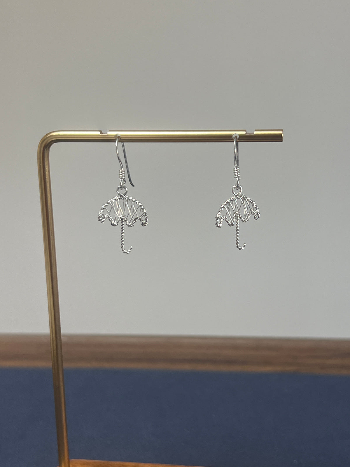 シルバー925 ピアス 約12.5×17mm 傘 ペア売り