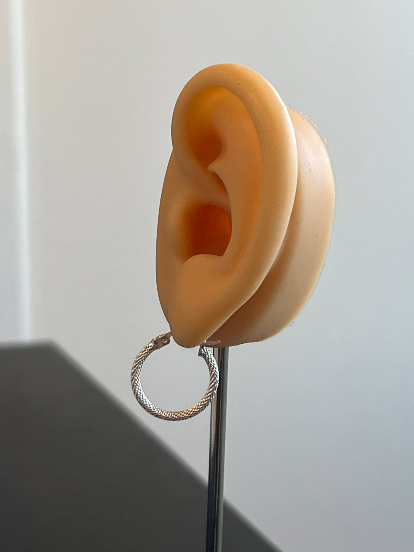 シルバー925 フープピアス メキシコ 18mm Type6