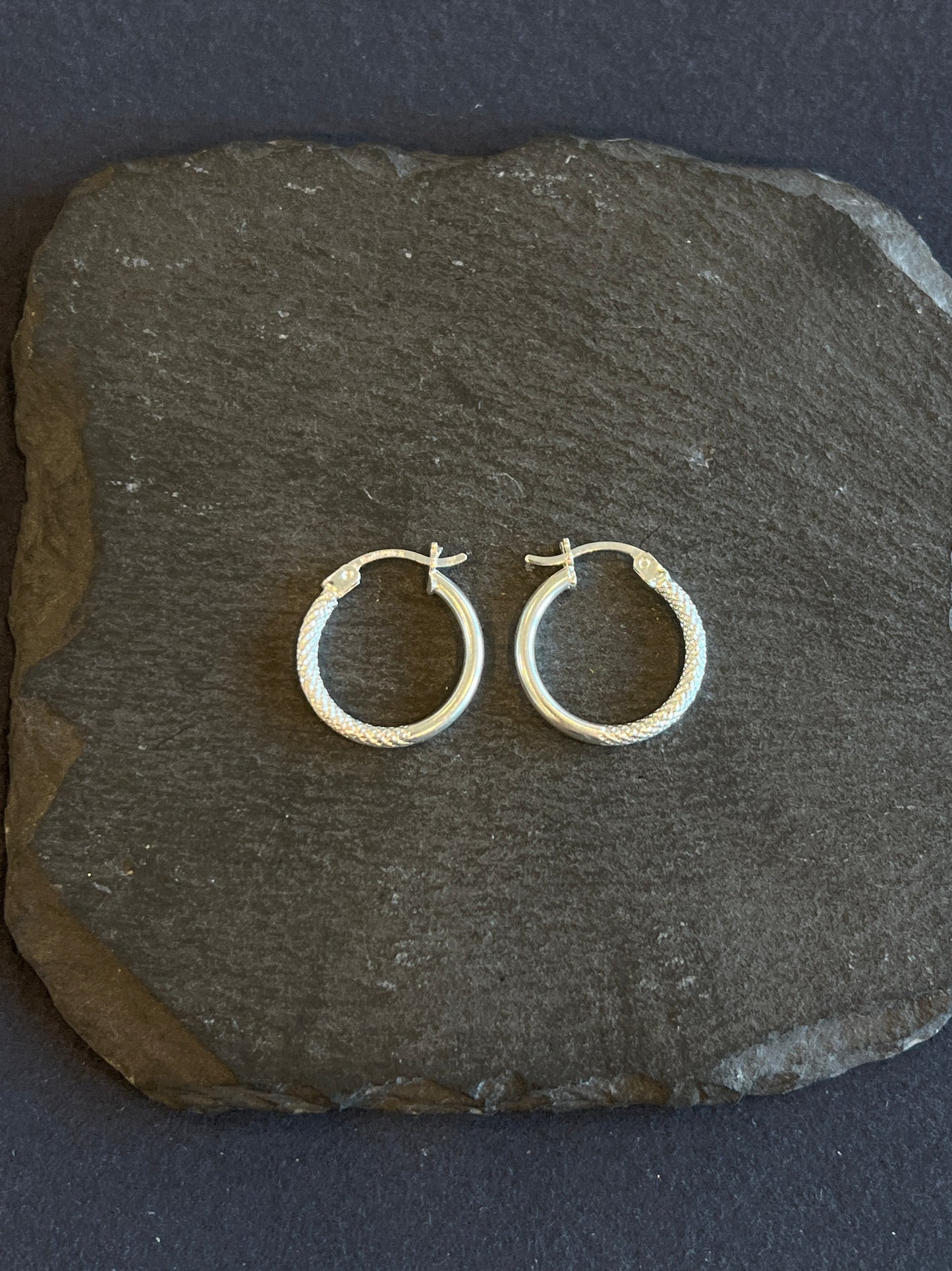 シルバー925 フープピアス メキシコ 18mm Type2