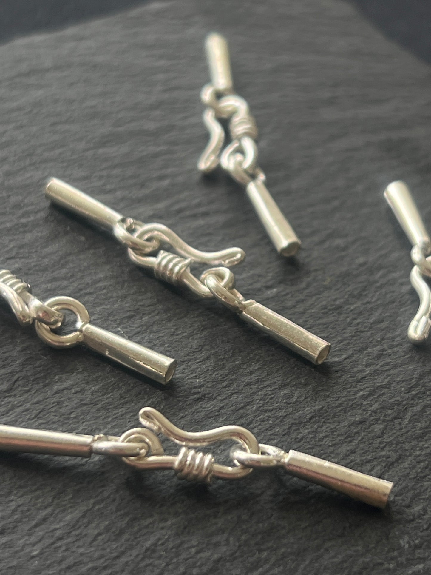 1個 カレンシルバー キャップフック キャップ14.5mm フック12.5mm 全長37mm 穴2.2mm