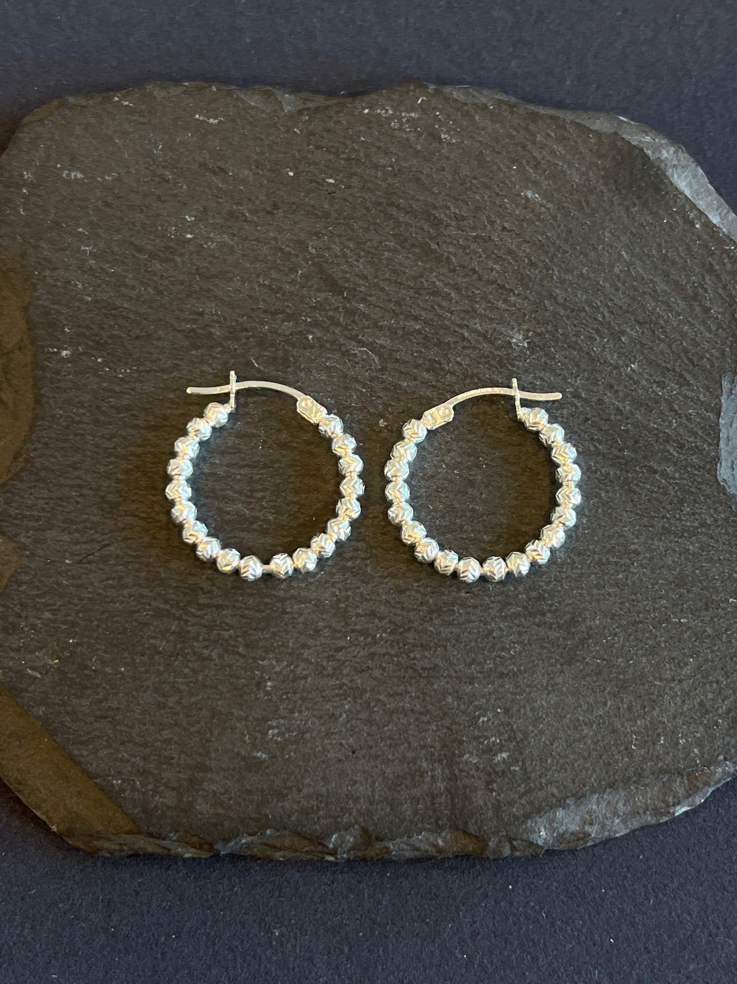 シルバー925 フープピアス メキシコ 23mm Type3