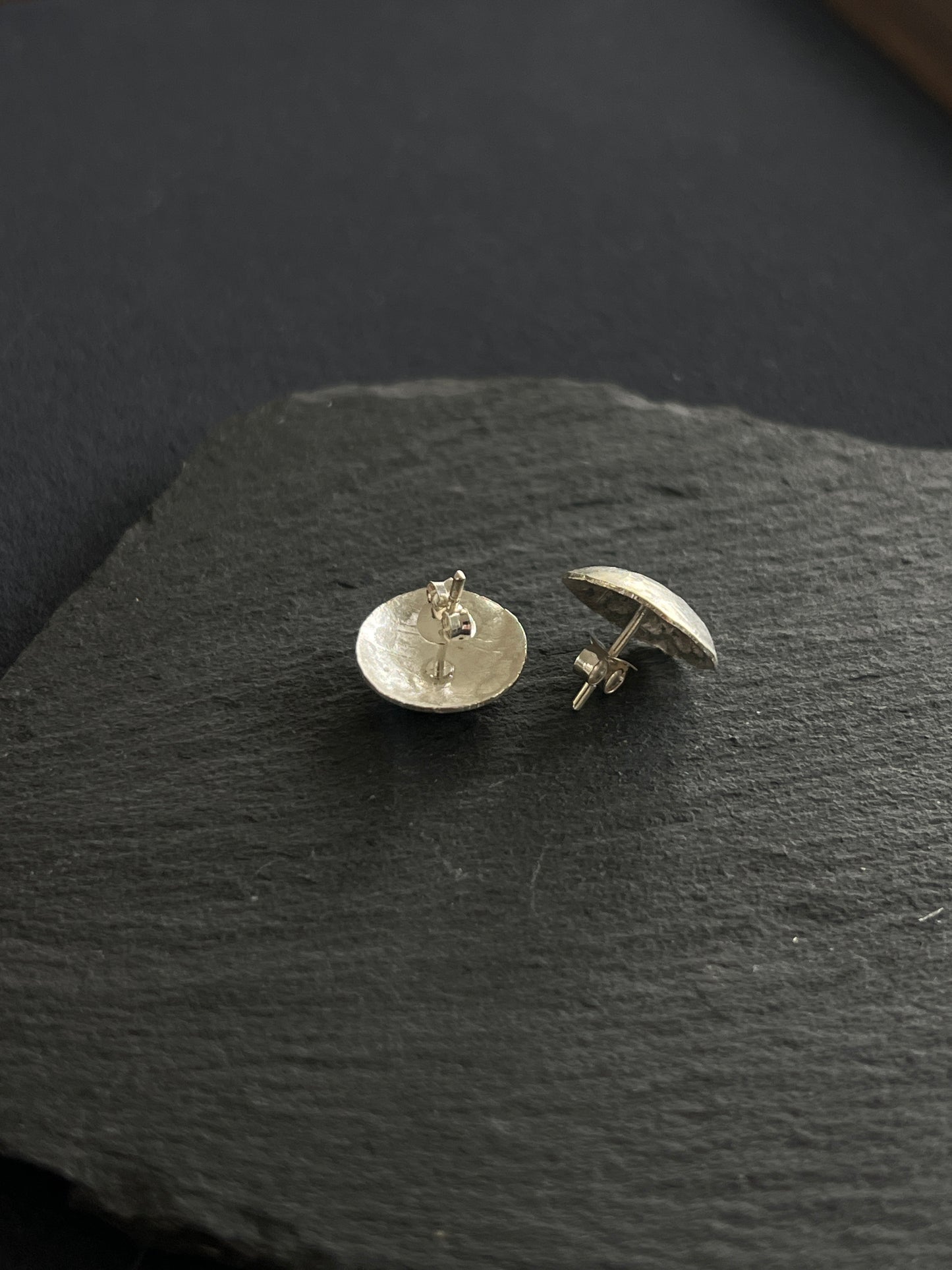 1ペア カレンシルバー スタッドピアス 13.5mm