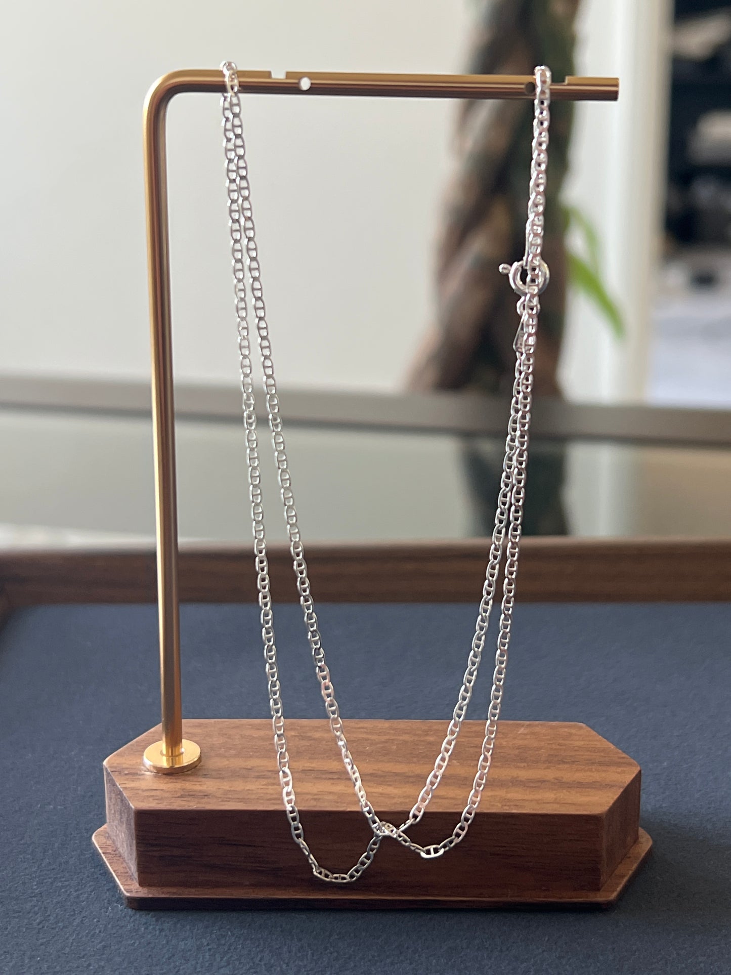 シルバー925 ネックレスチェーン 40cm 45cm 1.6mm